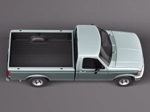F-150 1992-1996 Regular Cab 3D Model