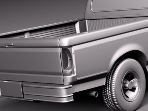 F-150 1992-1996 Regular Cab Model 3D