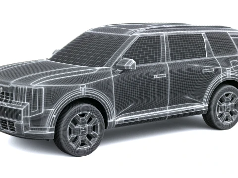 Kia Telluride 2027 3D Model