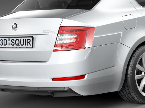 Skoda Octavia Sedan 2013 3D Model