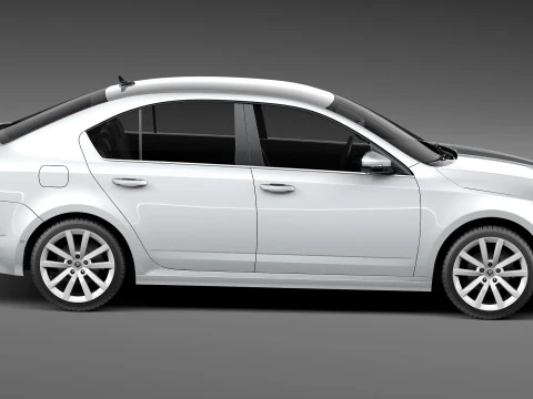 Skoda Octavia Sedan 2013 3D Model