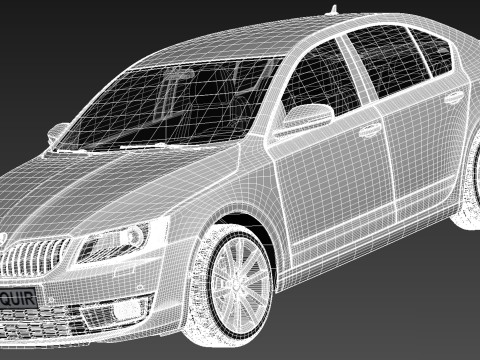 Skoda Octavia Sedan 2013 3D 모델