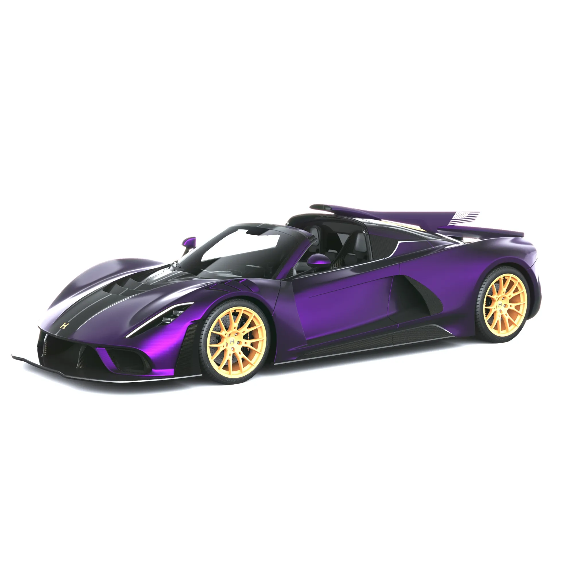 Hennessey Venom F5-M 2027 3D Model .c4d .max .obj .3ds .fbx .stl .blend 