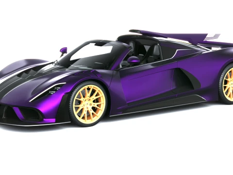 Hennessey Venom F5-M 2027 3D Model