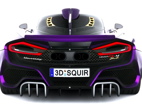 Hennessey Venom F5-M 2027 3D Model