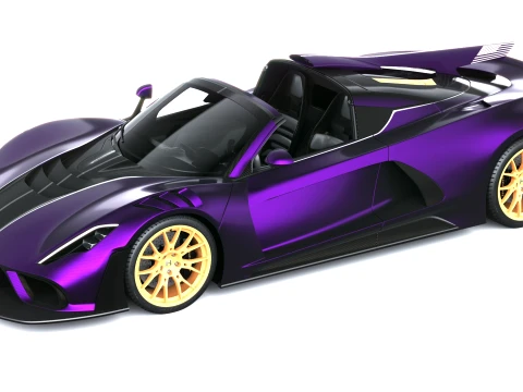 Hennessey Venom F5-M 2027 3D Model
