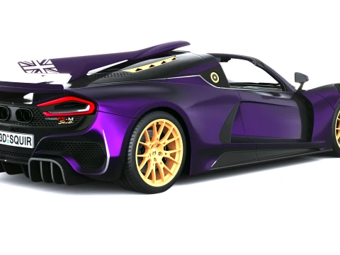 Hennessey Venom F5-M 2027 3D Model