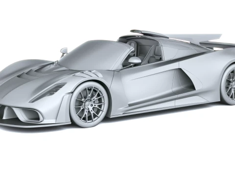 Hennessey Venom F5-M 2027 3D Model