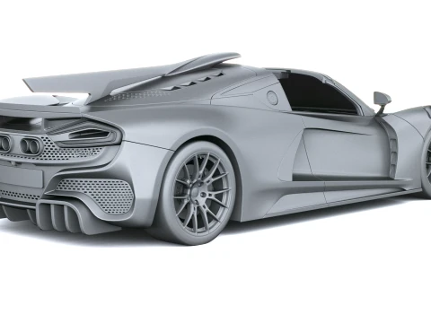 Hennessey Venom F5-M 2027 3D Model
