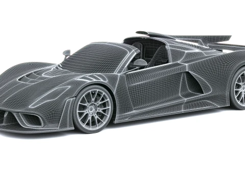 Hennessey Venom F5-M 2027 3D Model