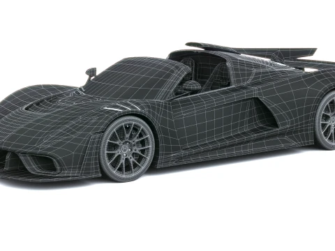 Hennessey Venom F5-M 2027 3D Model