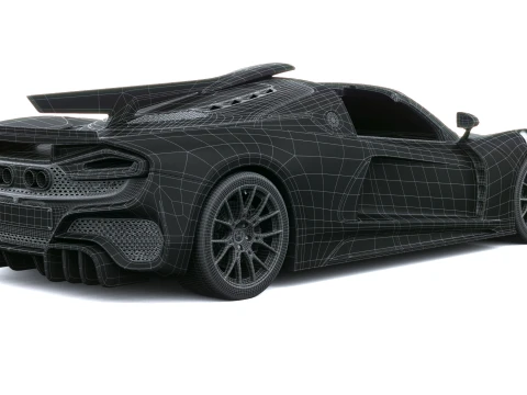 Hennessey Venom F5-M 2027 3D Model