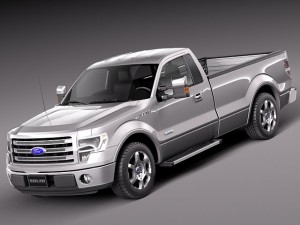 F-150 Regular Cab 2013 3Dモデル