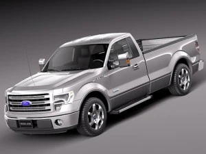 F-150 cabina normale 2013 Modello 3D