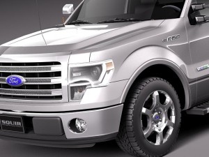F-150 Regular Cab 2013 3Dモデル