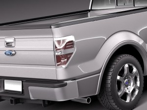 F-150 Regular Cab 2013 3Dモデル