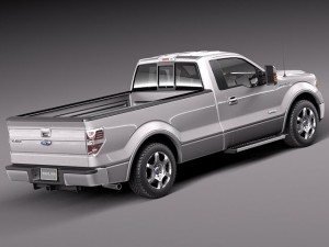 F-150 Regular Cab 2013 3Dモデル