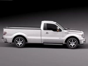 F-150 Regular Cab 2013 3D Model