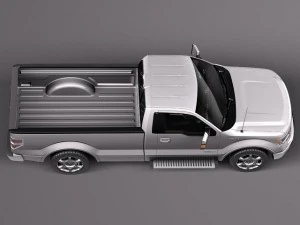 F-150 Regular Cab 2013 3D Model