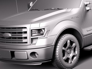 F-150 Regular Cab 2013 3Dモデル