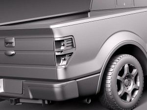F-150 Regular Cab 2013 3Dモデル