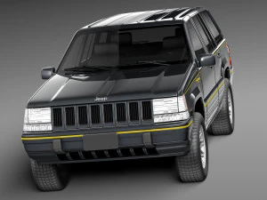 Jeep Grand Cherokee Limited 1993-1998 3D Model