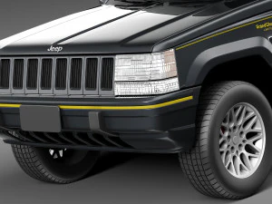 Jeep Grand Cherokee Limited 1993-1998 3D Model