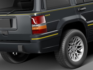 Jeep Grand Cherokee Limited 1993-1998 Modèle 3D