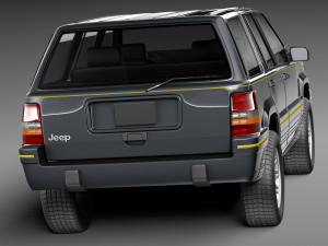Jeep Grand Cherokee Limited 1993-1998 Modèle 3D
