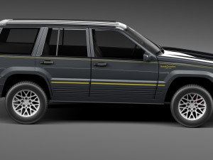 Jeep Grand Cherokee Limited 1993-1998 Modèle 3D