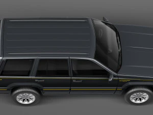 Jeep Grand Cherokee Limited 1993-1998 3D Model