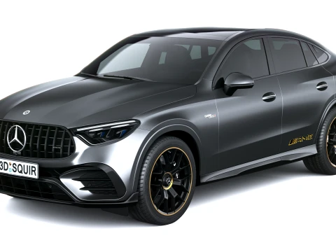 Mercedes-Benz GLC53 AMG Copue 2027 3D Model