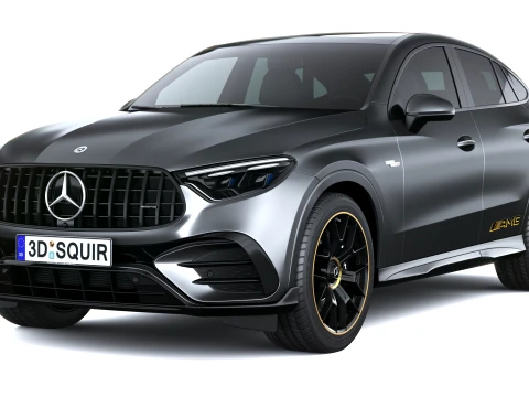 Mercedes-Benz GLC53 AMG Copue 2027 3D Model