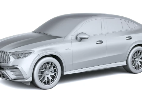Mercedes-Benz GLC53 AMG Copue 2027 3D Model