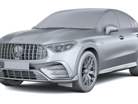 Mercedes-Benz GLC53 AMG Copue 2027 3D Model