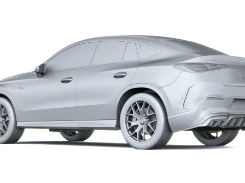 Mercedes-Benz GLC53 AMG Copue 2027 3D Model