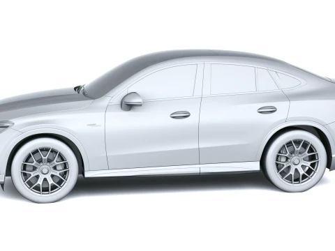 Mercedes-Benz GLC53 AMG Copue 2027 3D Model