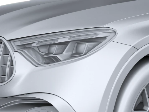Mercedes-Benz GLC53 AMG Copue 2027 3D Model