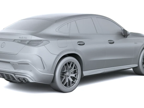 Mercedes-Benz GLC53 AMG Copue 2027 3D Model