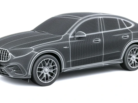 Mercedes-Benz GLC53 AMG Copue 2027 3D Model
