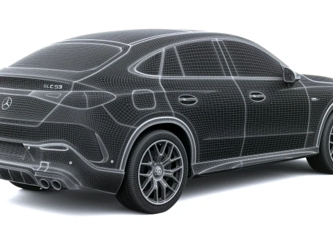 Mercedes-Benz GLC53 AMG Copue 2027 3D Model