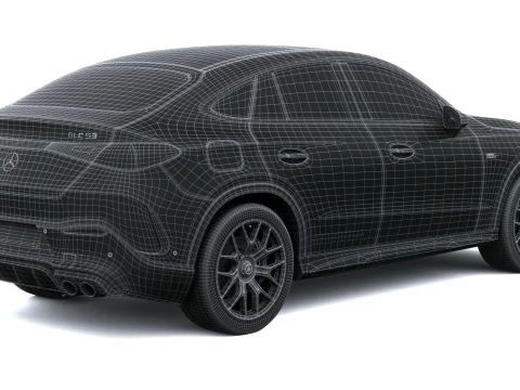 Mercedes-Benz GLC53 AMG Copue 2027 3D Model