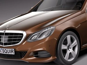Mercedes-Benz E-class Sedan 2014 3D Model