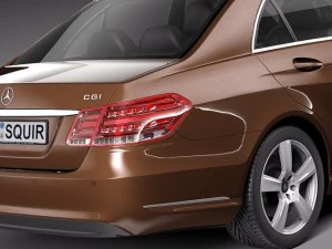Mercedes-Benz E-class Sedan 2014 3D Model