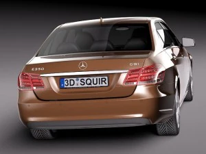 Mercedes-Benz E-class Sedan 2014 3D Model