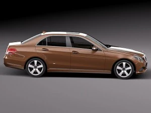 Mercedes-Benz E-class Sedan 2014 3D Model