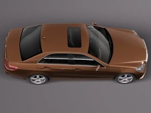 Mercedes-Benz E-class Sedan 2014 3D Model