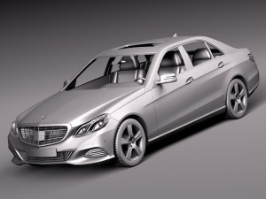 Mercedes-Benz E-class Sedan 2014 Modelo 3D