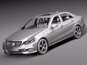 Mercedes-Benz E-class Sedan 2014 3D Model