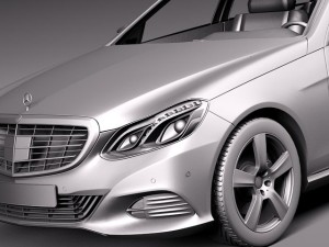 Mercedes-Benz E-class Sedan 2014 Modelo 3D